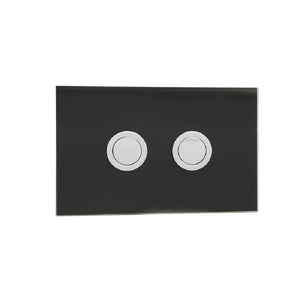 Plumbline Flush Plate Speedo Mod Flush Panel | Black Glass/Chrome