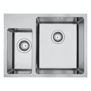 Mercer Kitchen Sinks Mercer DV Lichfield Double Sink | 170 + 340mm