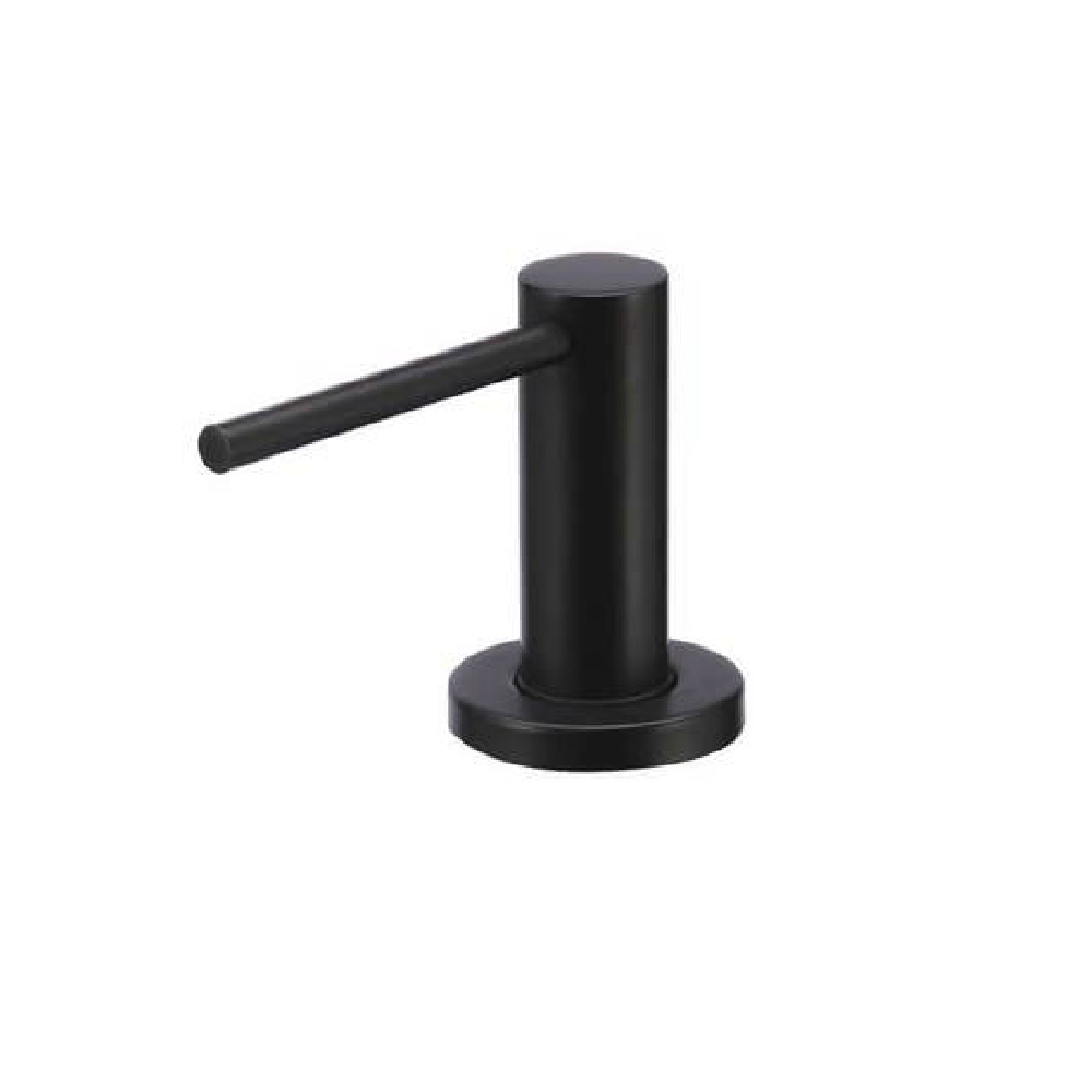 Meir Bathroom Accessories Meir Round Soap Dispenser | Matte Black