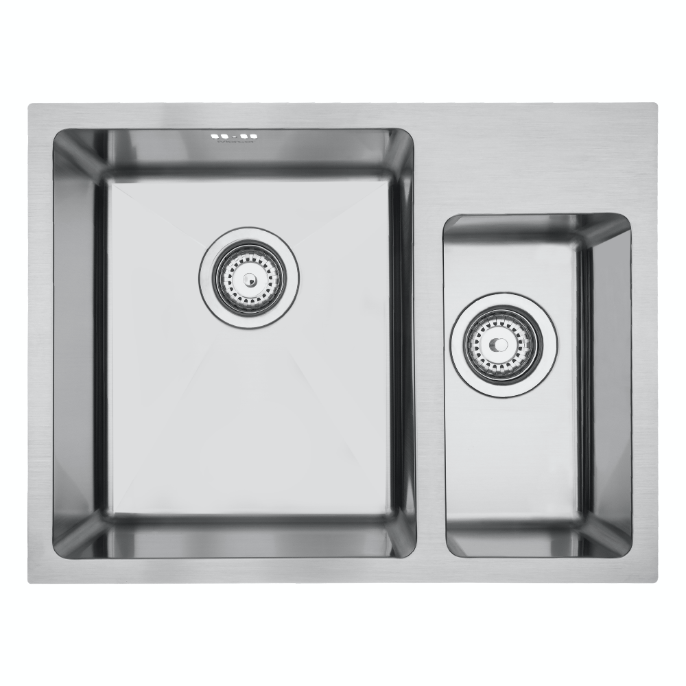 Mercer Kitchen Sinks Mercer DV Lichfield Double Sink | 340 + 170mm