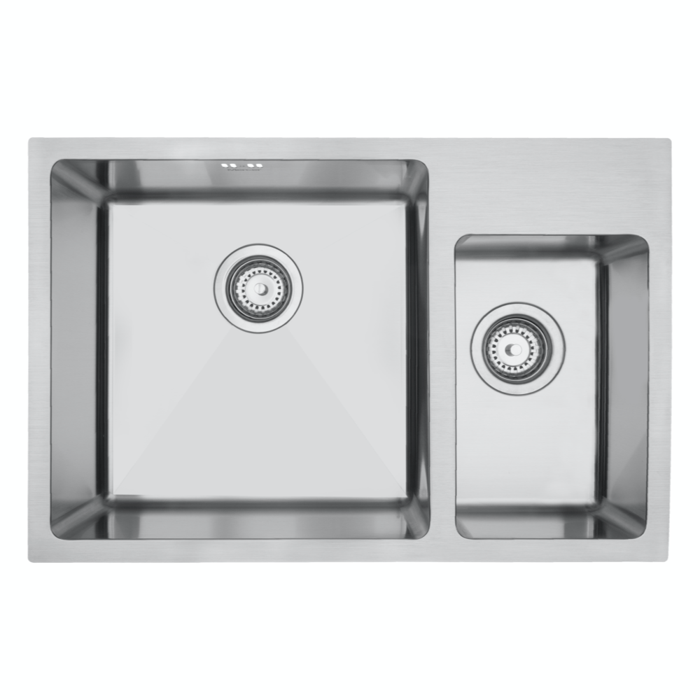 Mercer Kitchen Sinks Mercer DV Hampton Double Sink | 400 + 200mm