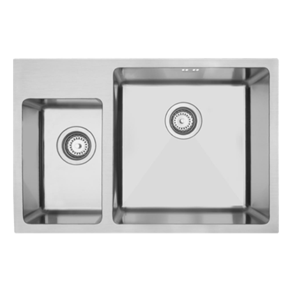 Mercer Kitchen Sinks Mercer DV Hampton Double Sink | 200 + 400mm