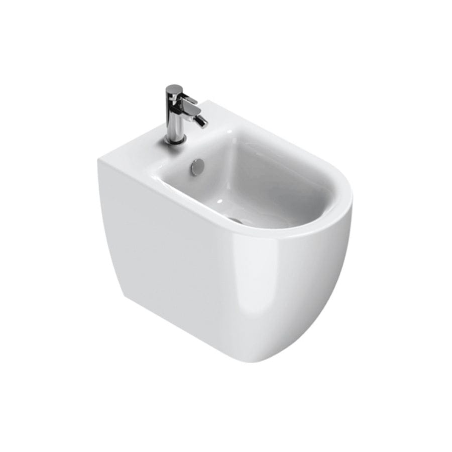 Plumbline Toilet Catalano Sfera 54 Floor Mount Bidet | Gloss White