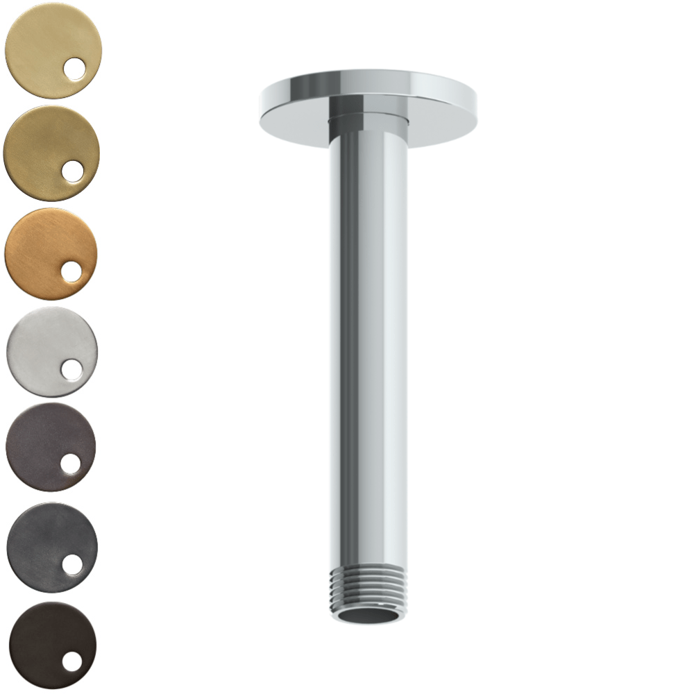 The Watermark Collection Showers Polished Chrome The Watermark Collection Brooklyn Ceiling Mounted Shower Arm 140mm