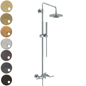 The Watermark Collection Showers Polished Chrome The Watermark Collection Sense Exposed Deluge Shower & Hand Shower Set | Lever Handle