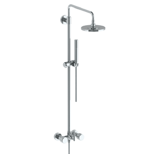 The Watermark Collection Showers Polished Chrome The Watermark Collection Sense Exposed Deluge Shower & Hand Shower Set | Dial Handle