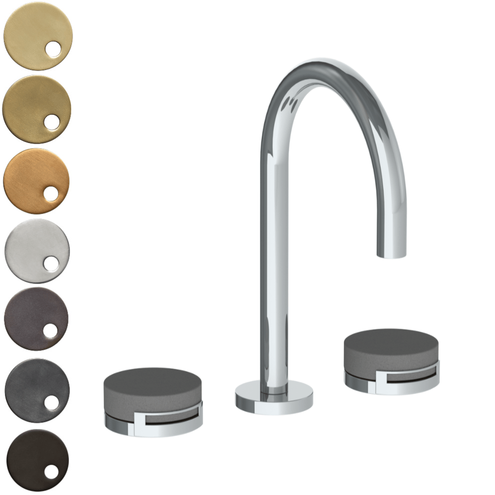 The Watermark Collection Basin Taps The Watermark Collection Elements 3 Hole Basin Set | Bridge Insert