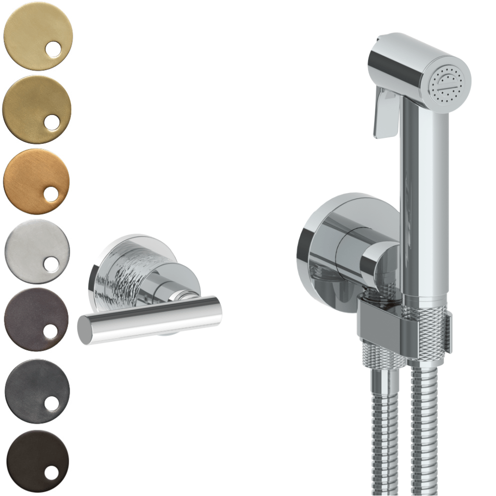 The Watermark Collection Bidet Sprayer Polished Chrome The Watermark Collection | Sense Handheld Bidet Sprayer Set with Mixer | Lever Handle