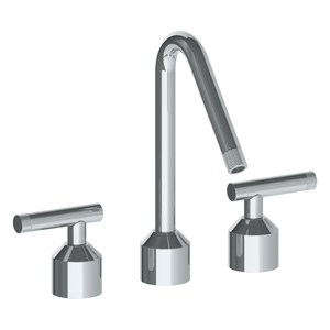 The Watermark Collection Kitchen Taps Polished Chrome The Watermark Collection Urbane 3 Hole Kitchen Set with Angled Spout | Astor Handle