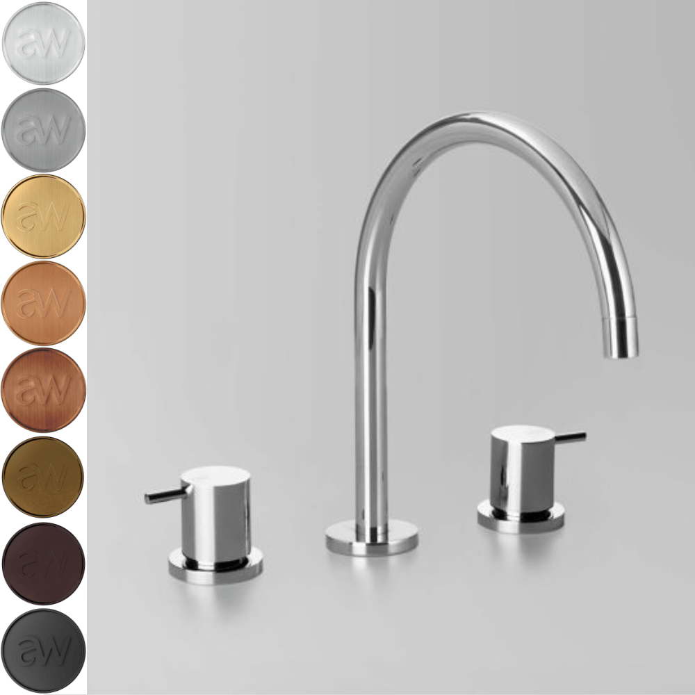 Astra Walker Basin Taps Astra Walker Icon Gooseneck Hob Set