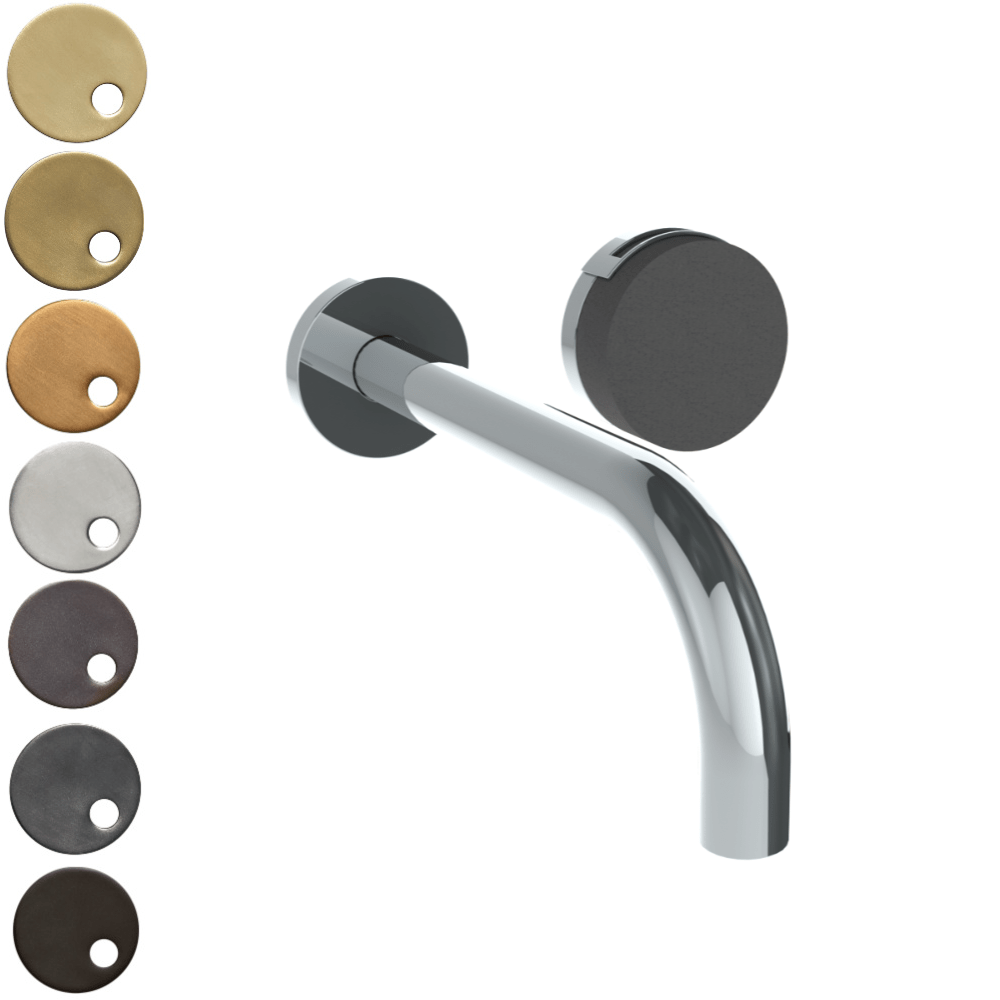 The Watermark Collection Basin Taps The Watermark Collection Elements Wall Mounted 2 Hole Basin Set with 212mm Spout | Bridge Insert