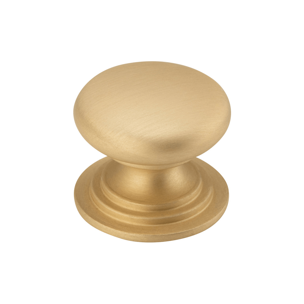 Iver Handles Iver Sarlat Cupboard Knob | Satin Brass | 32mm