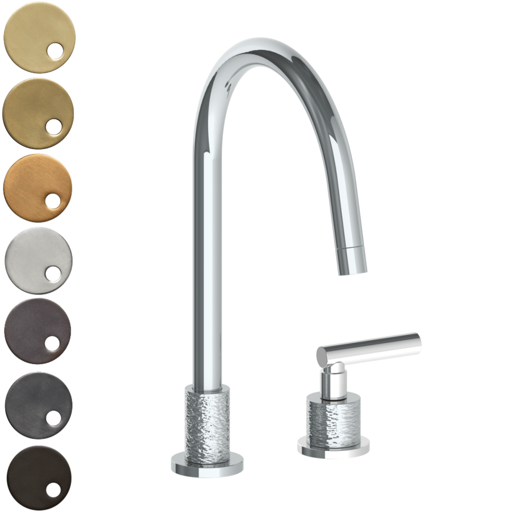 The Watermark Collection Kitchen Taps Polished Chrome The Watermark Collection Sense 2 Hole Kitchen Set | Lever Handle