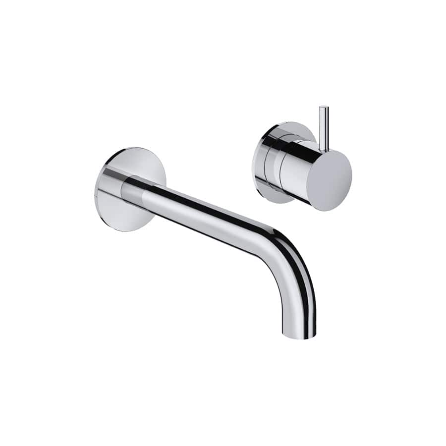Plumbline Basin Taps Buddy Wall Mount Mixer with Fixed Centres
