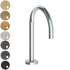 The Watermark Collection Spouts Polished Chrome The Watermark Collection London Hob Mounted Swan Bath Spout