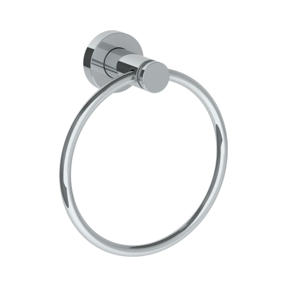 The Watermark Collection Bathroom Accessories Polished Chrome The Watermark Collection Brooklyn Hand Towel Ring