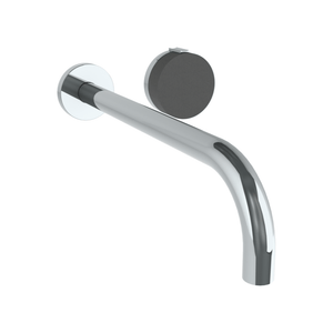 The Watermark Collection Basin Taps The Watermark Collection Elements Wall Mounted 2 Hole Basin Set with 296mm Spout | Scallop Insert