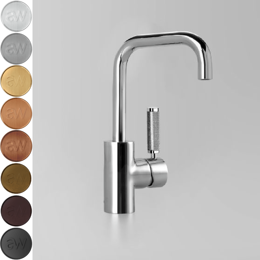 Astra Walker Basin Taps Astra Walker Knurled Icon + Lever Traditional Basin Mixer