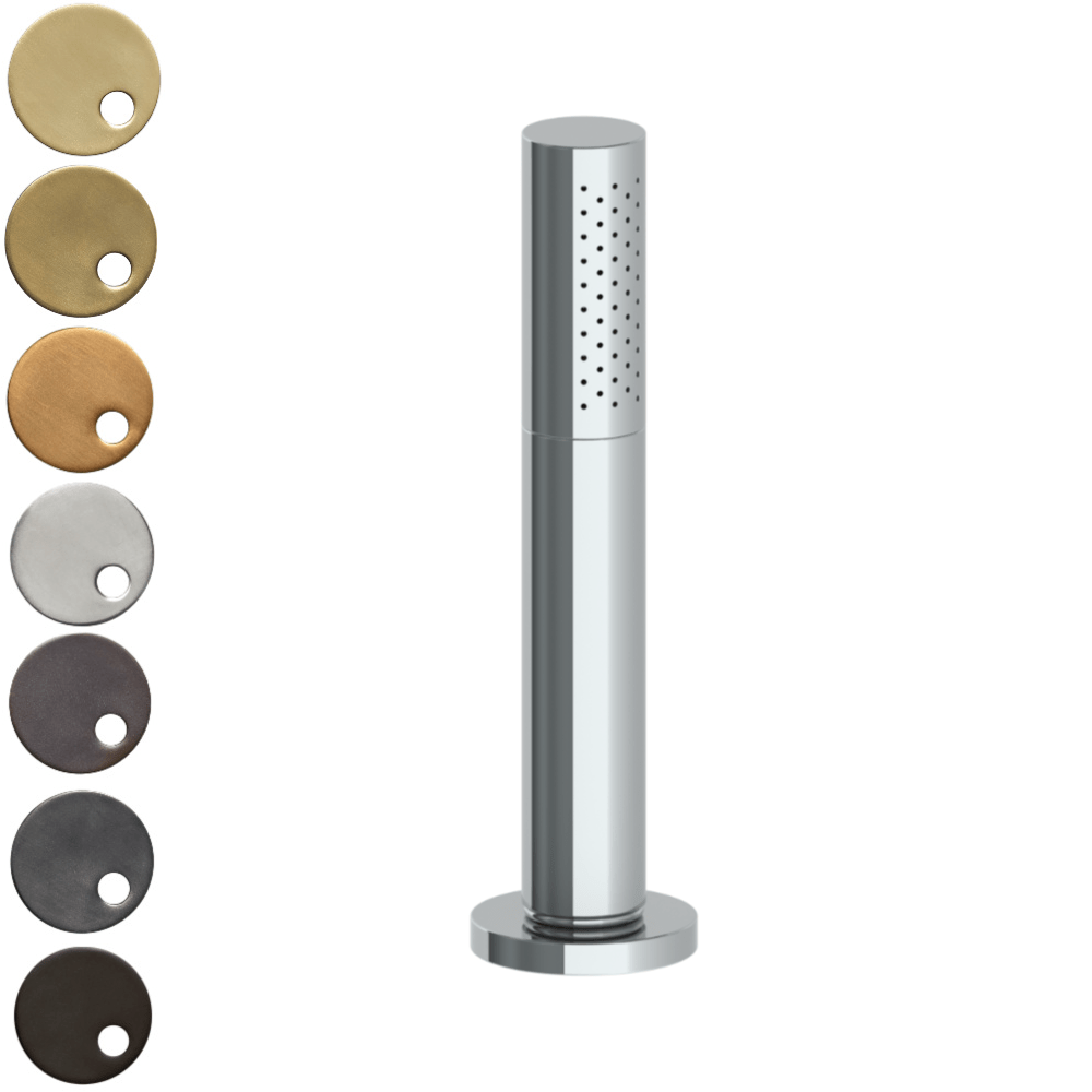 The Watermark Collection Showers Polished Chrome The Watermark Collection Brooklyn Hob Mounted Pull Out Slimline Hand Shower