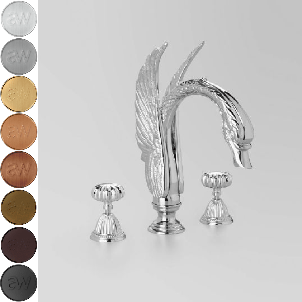 Astra Walker Basin Taps Astra Walker Swan Gooseneck Hob Set