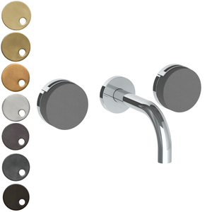 The Watermark Collection Basin Taps The Watermark Collection Elements Wall Mounted 3 Hole Basin Set with 142mm Spout | Bridge Insert