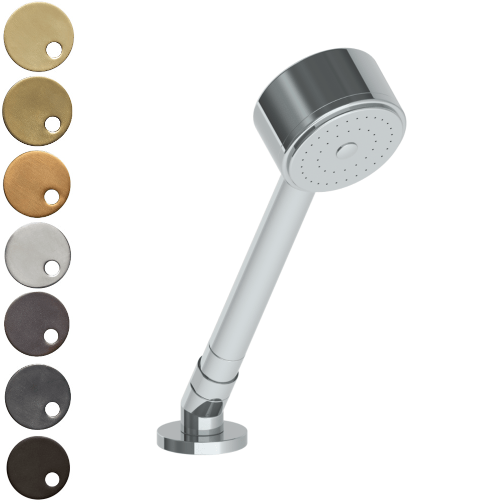 The Watermark Collection Showers Polished Chrome The Watermark Collection Brooklyn Hob Mounted Pull Out Volume Hand Shower