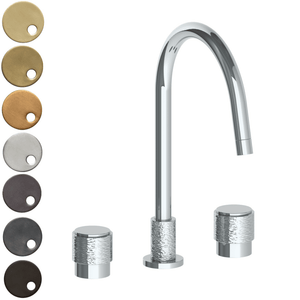 The Watermark Collection Kitchen Taps Polished Chrome The Watermark Collection Sense 3 Hole Kitchen Set | Dial Handle
