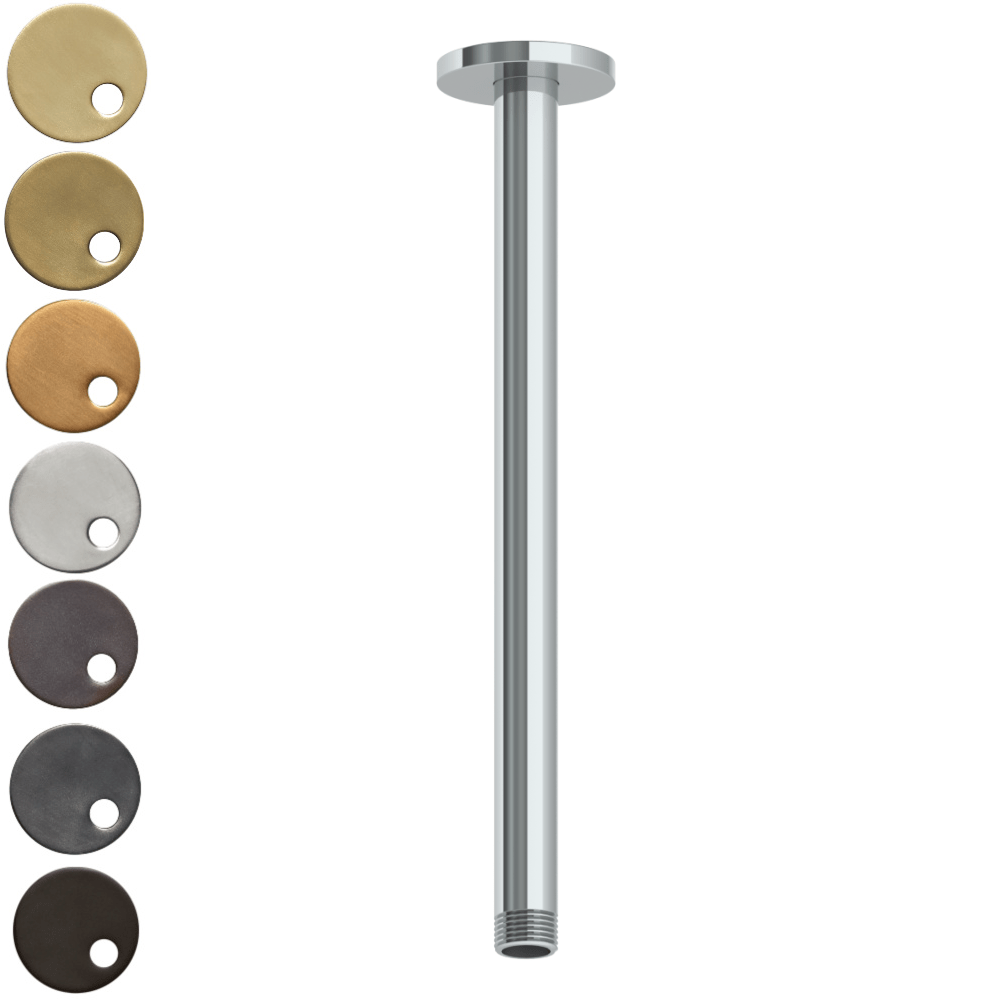 The Watermark Collection Showers Polished Chrome The Watermark Collection Zen Ceiling Mounted Shower Arm 290mm