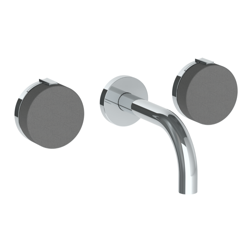 The Watermark Collection Basin Taps The Watermark Collection Elements Wall Mounted 3 Hole Basin Set with 142mm Spout | Scallop Insert