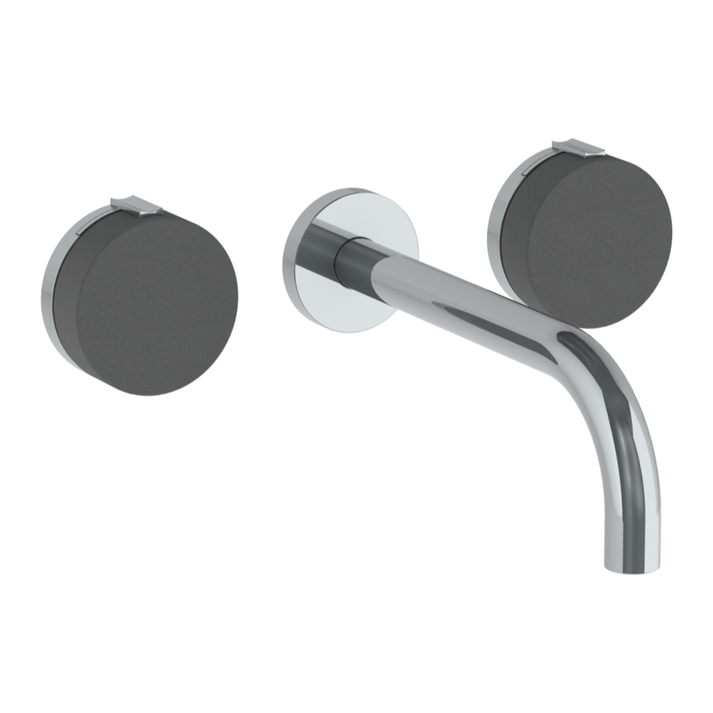The Watermark Collection Basin Taps The Watermark Collection Elements Wall Mounted 3 Hole Basin Set with 212mm Spout | Scallop Insert