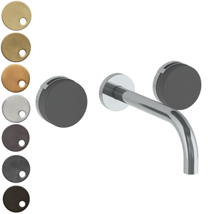 The Watermark Collection Basin Taps The Watermark Collection Elements Wall Mounted 3 Hole Basin Set with 212mm Spout | Bridge Insert