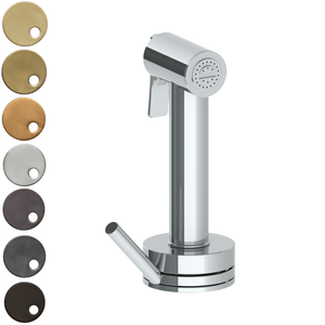 The Watermark Collection Kitchen Taps Polished Chrome The Watermark Collection Brooklyn Independent Pull Out Rinse Spray with Integrated Mixer