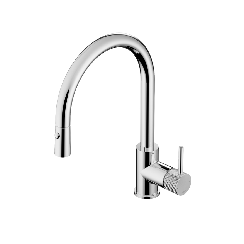 Plumbline Kitchen Tap Buddy X Kitchen Mixer Round Spout with Pull Out Spray