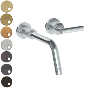 The Watermark Collection Basin Taps Polished Chrome The Watermark Collection Sense Wall Mounted 2 Hole Basin Set | Lever Handle