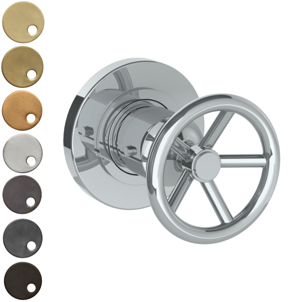 The Watermark Collection Wall Mixers Polished Chrome The Watermark Collection Brooklyn Mini Thermostatic Shower Mixer