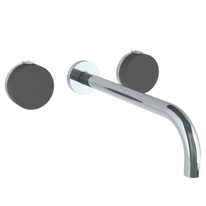 The Watermark Collection Basin Taps The Watermark Collection Elements Wall Mounted 3 Hole Basin Set with 296mm Spout | Scallop Insert
