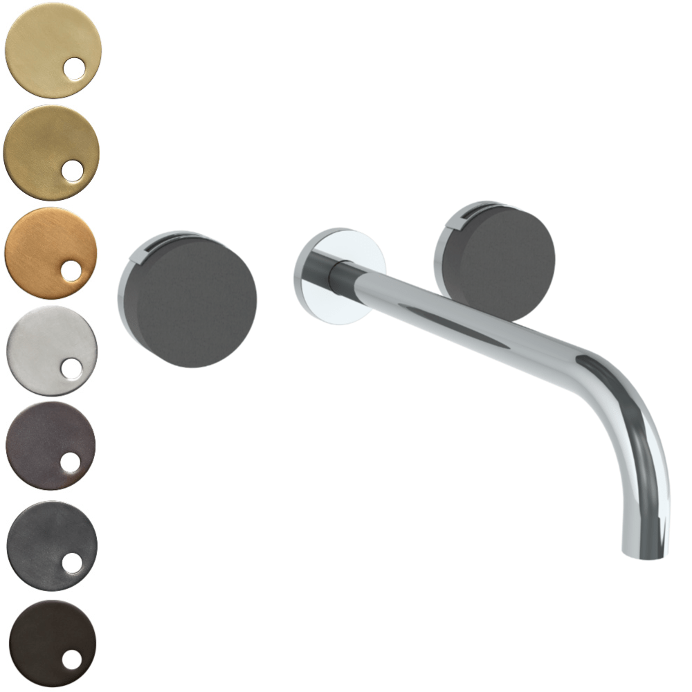 The Watermark Collection Basin Taps The Watermark Collection Elements Wall Mounted 3 Hole Basin Set with 296mm Spout | Bridge Insert