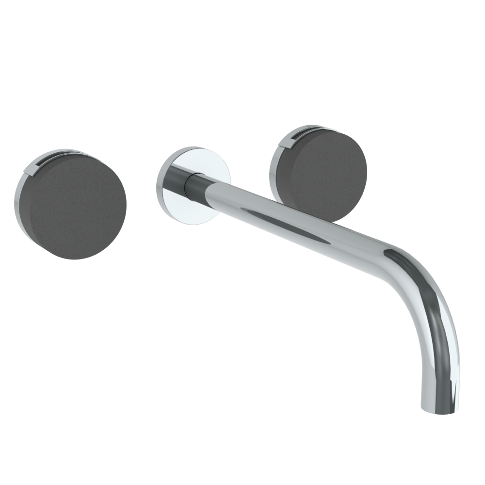 The Watermark Collection Basin Taps The Watermark Collection Elements Wall Mounted 3 Hole Basin Set with 296mm Spout | Bridge Insert