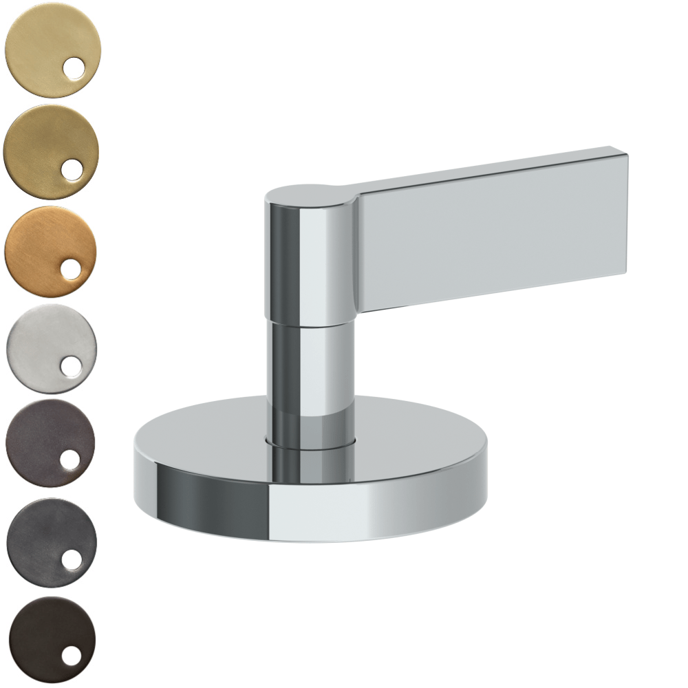 The Watermark Collection Mixer Polished Chrome The Watermark Collection London Hob Mounted Mixer Anti-Clockwise Opening | Lever Handle