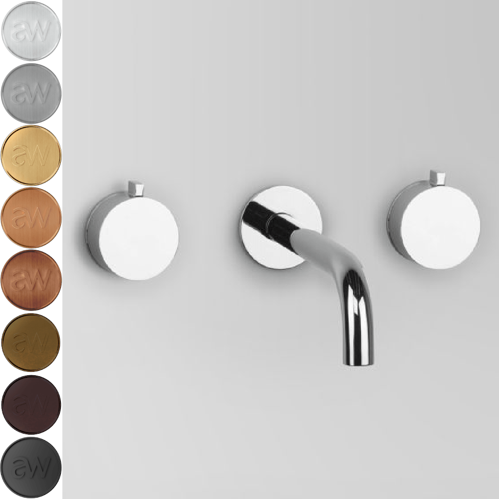 Astra Walker Basin Taps Astra Walker Assemble Wall Set with 200mm Spout | Minimal Handle