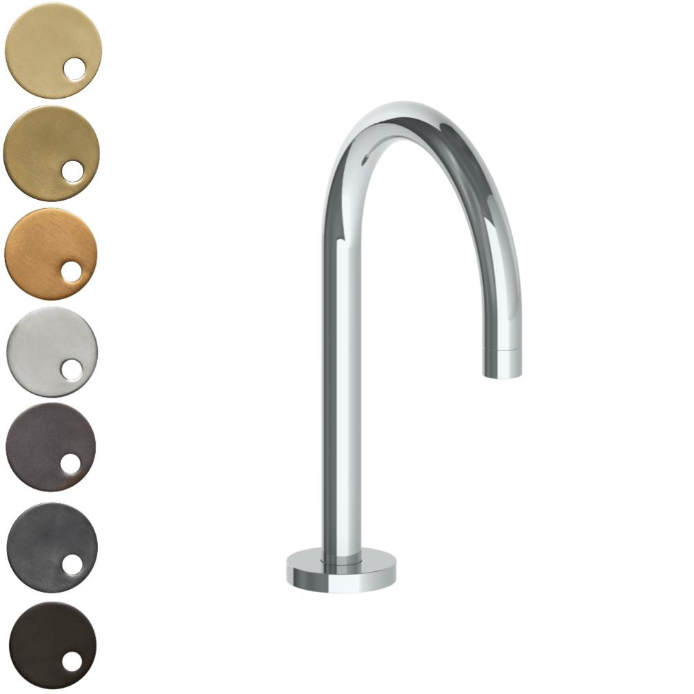 The Watermark Collection Spouts Polished Chrome The Watermark Collection Elements Hob Mounted Bath Spout