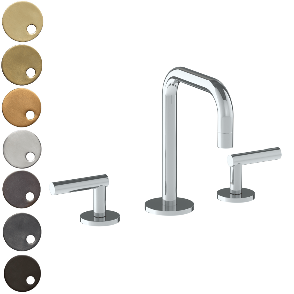 The Watermark Collection Basin Taps Polished Chrome The Watermark Collection Loft 3 Hole Basin Set with Tall Spout
