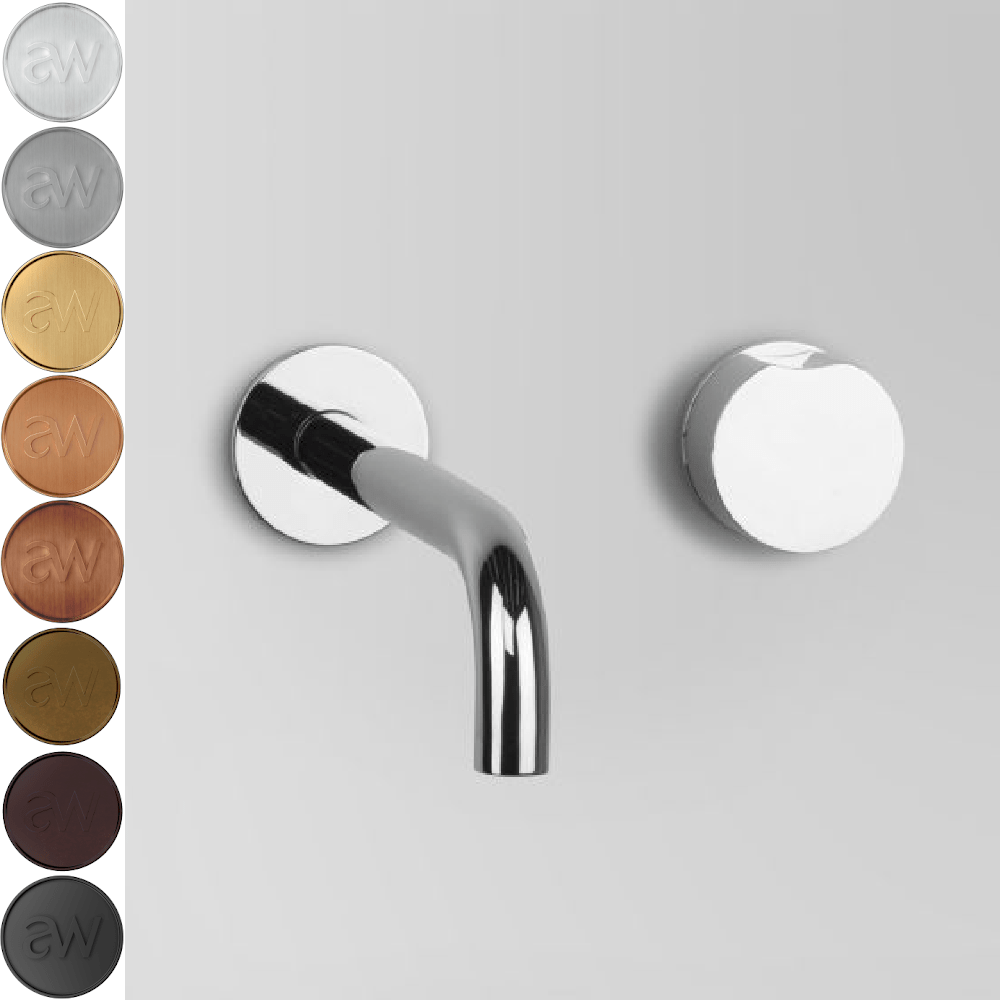 Astra Walker Basin Taps Astra Walker Assemble Progressive Wall Mixer Set with 200mm Spout | Minimal Handle