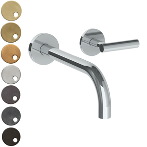 The Watermark Collection Basin Taps Polished Chrome The Watermark Collection Loft Wall Mounted 2 Hole Basin Set with 212mm Spout