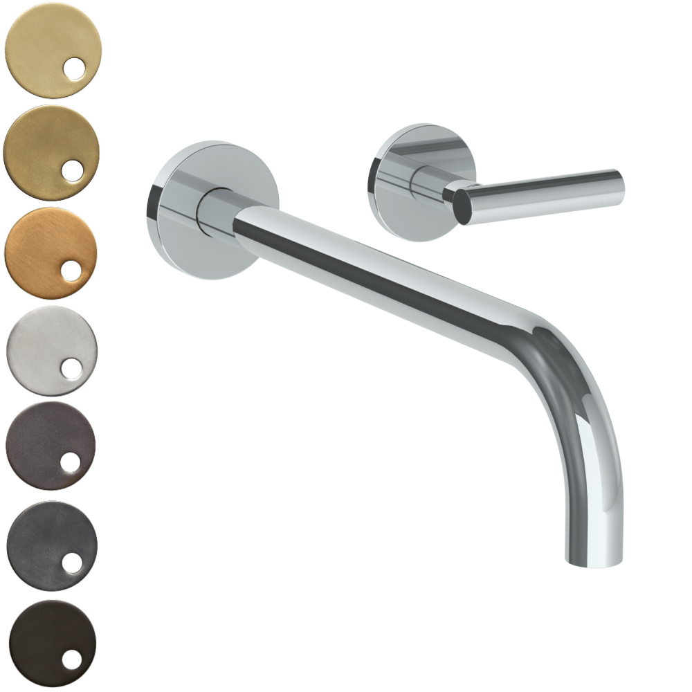 The Watermark Collection Basin Taps Polished Chrome The Watermark Collection Loft Wall Mounted 2 Hole Basin Set with 296mm Spout