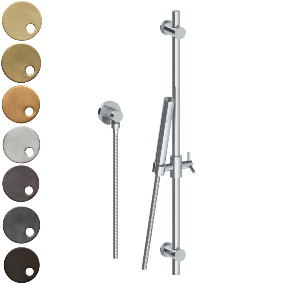 The Watermark Collection Showers Polished Chrome The Watermark Collection Brooklyn Slimline Slide Shower