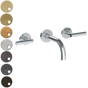 The Watermark Collection Basin Taps Polished Chrome The Watermark Collection Loft Wall Mounted 3 Hole Basin Set with 142mm Spout