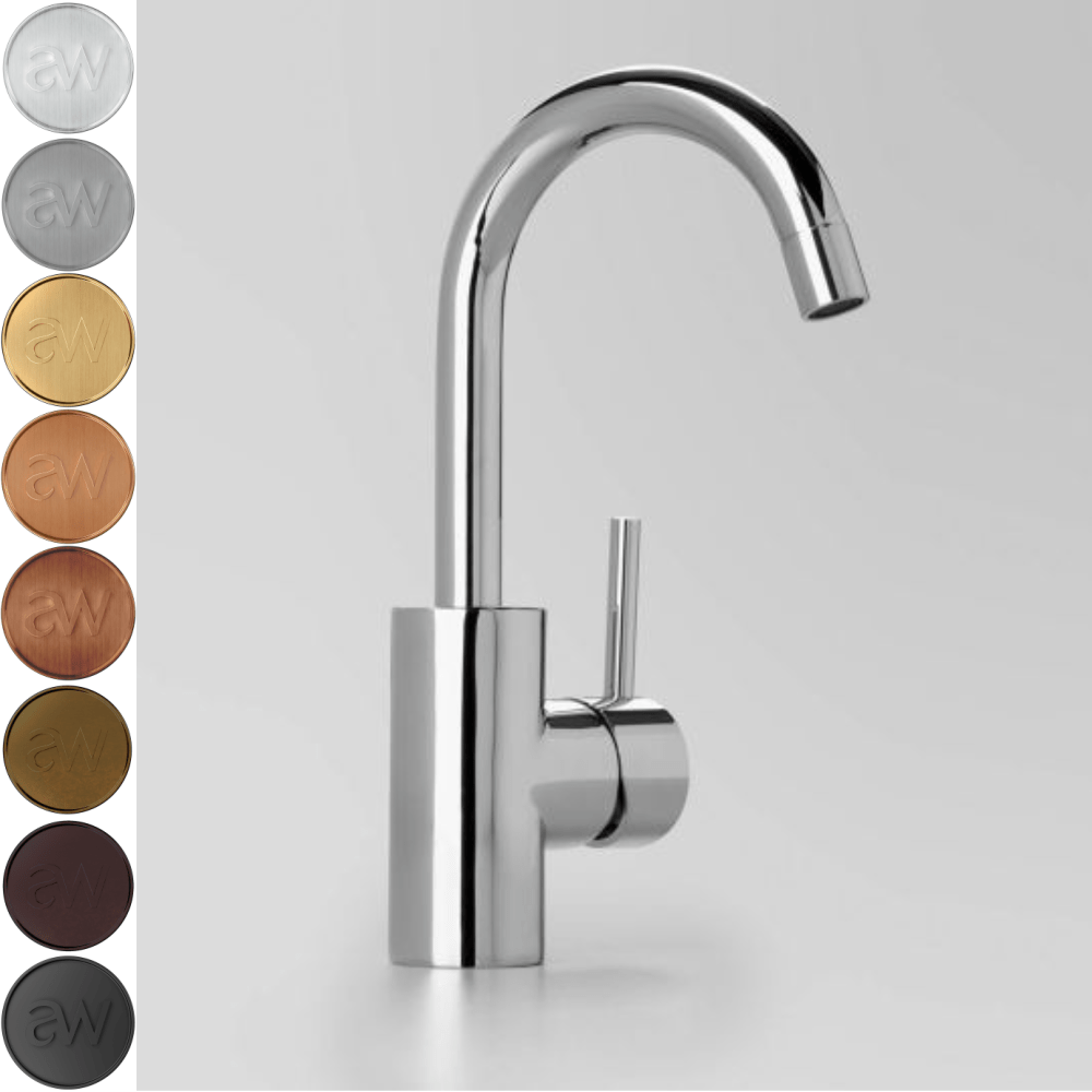 The Kitchen Hub Astra Walker Icon Gooseneck Basin Mixer