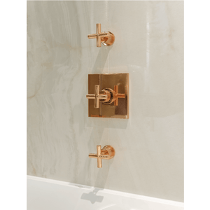 The Watermark Collection Mixer Polished Chrome The Watermark Collection Sense Thermostatic Shower Mixer | Cross Handle