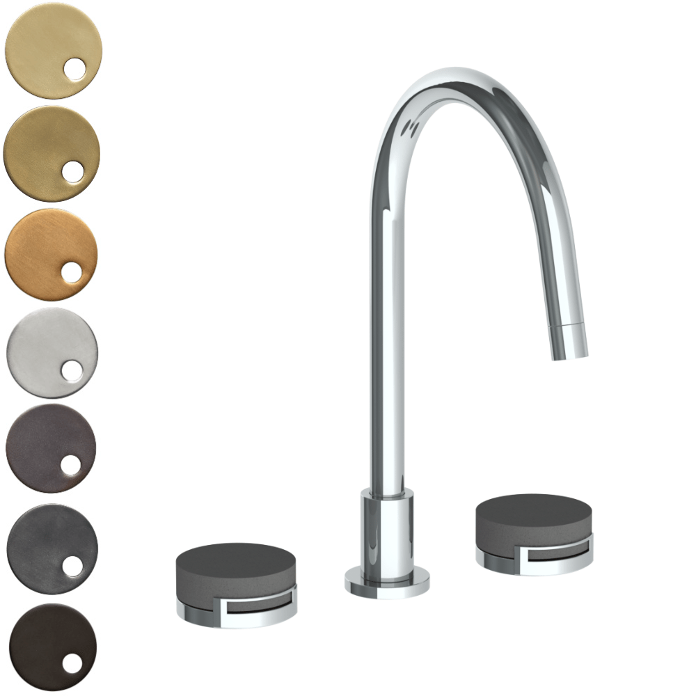 The Watermark Collection Kitchen Tap The Watermark Collection Elements 3 Hole Kitchen Set | Bridge Insert